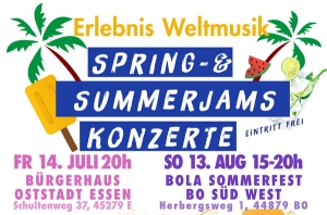 Spring & Summer Jam Konzerte Ruhr 2017