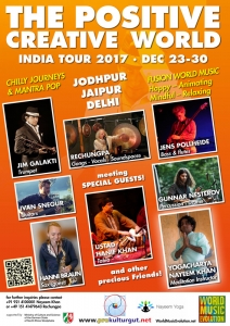 Newsletter Indien-Tournee Poster