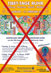 Tibet-Tage Ruhr Poster
