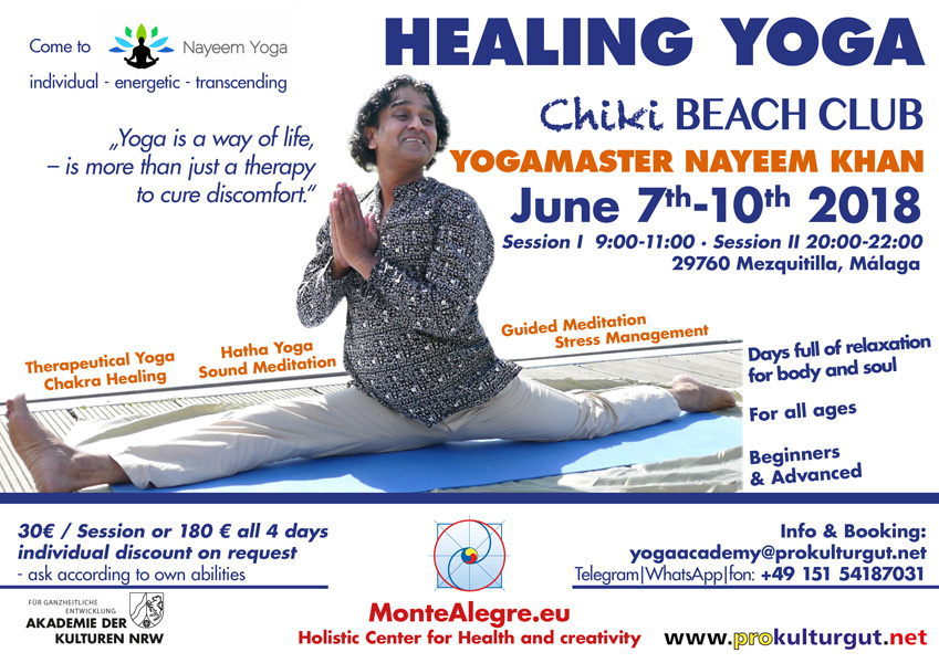 Heilendes Yoga Wochenende In Malaga Spanien Prokulturgut Net
